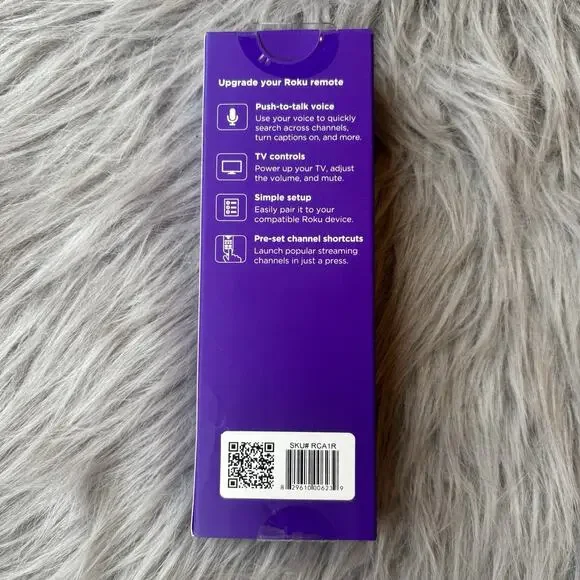 Roku Voice Remote Pro (RC-BR2) with Netflix/Disney+/AppleTV+/PrimeVideo - Picture 3 of 9